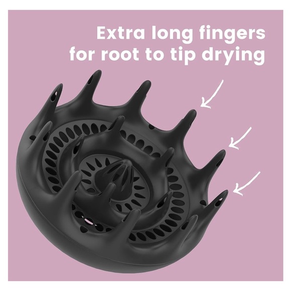 Xtava Black Orchid Hair Diffuser for Curly Hair Blow Dryer Attachment EUC - Picture 11 of 12